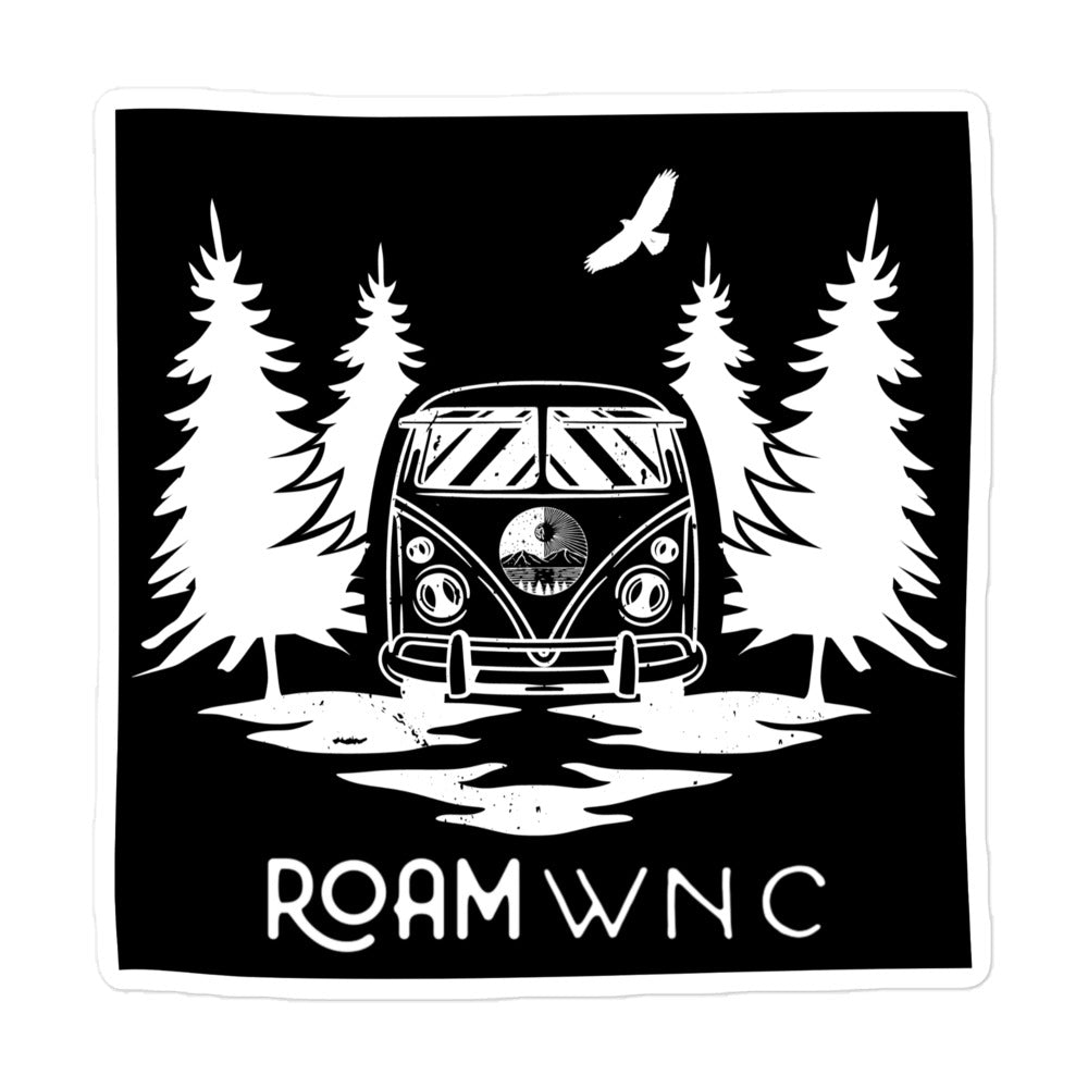 Roam WNC Van Sticker